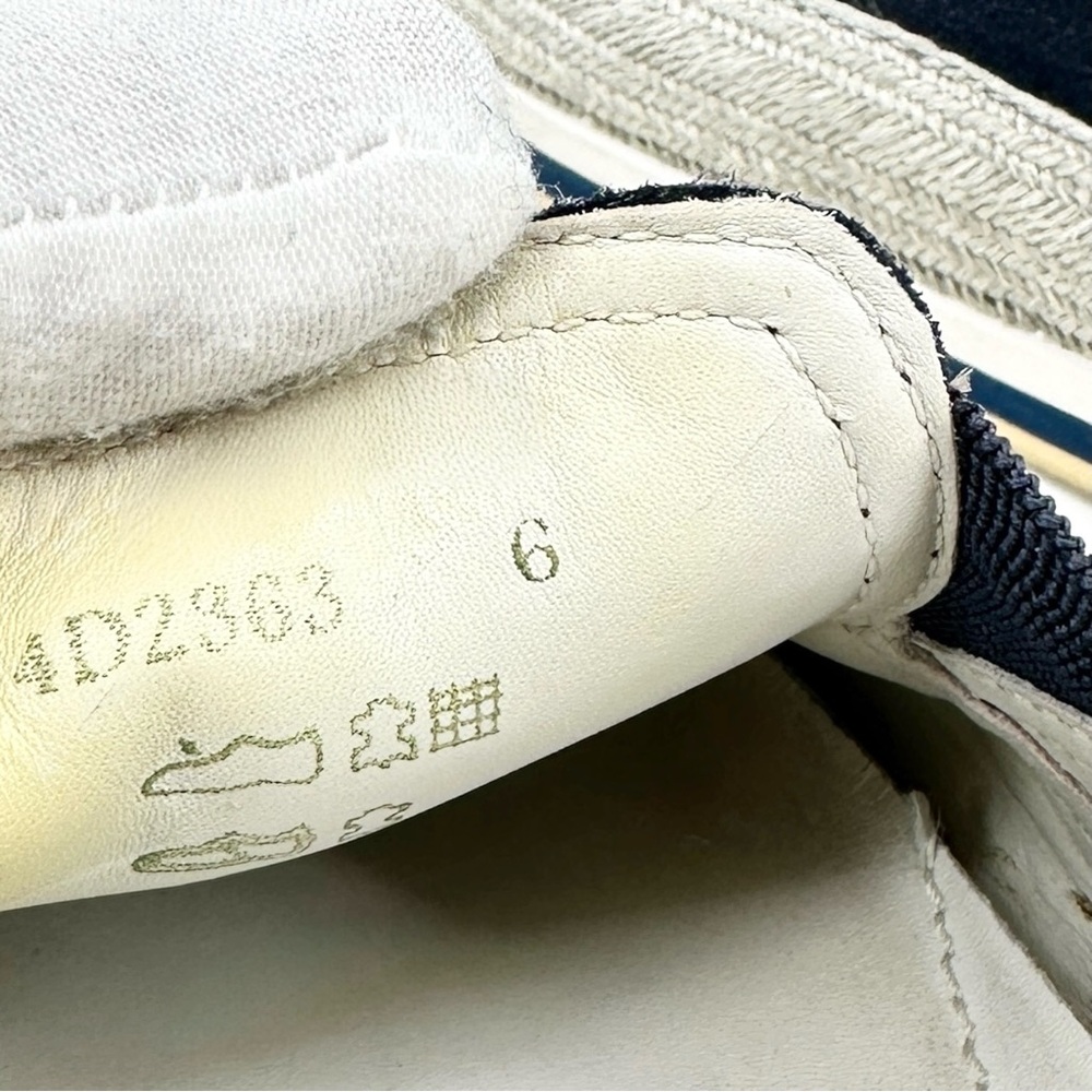 PRADA Sport Linea Rossa St. Tropez Navy Blue Suede Espadrille Slip On Shoes - Picture 8 of 9